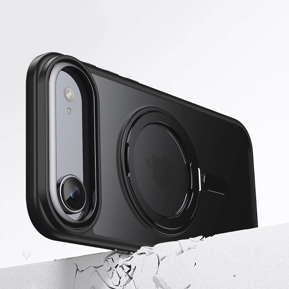 iPhone-17-AIR-umbris-silikoonist-raami-ja-plastikust-tagusega-MagSafe-MagRing-must-2 iPhone 17 AIR umbris silikoonist raami ja plastikust tagusega MagSafe MagRing must 2