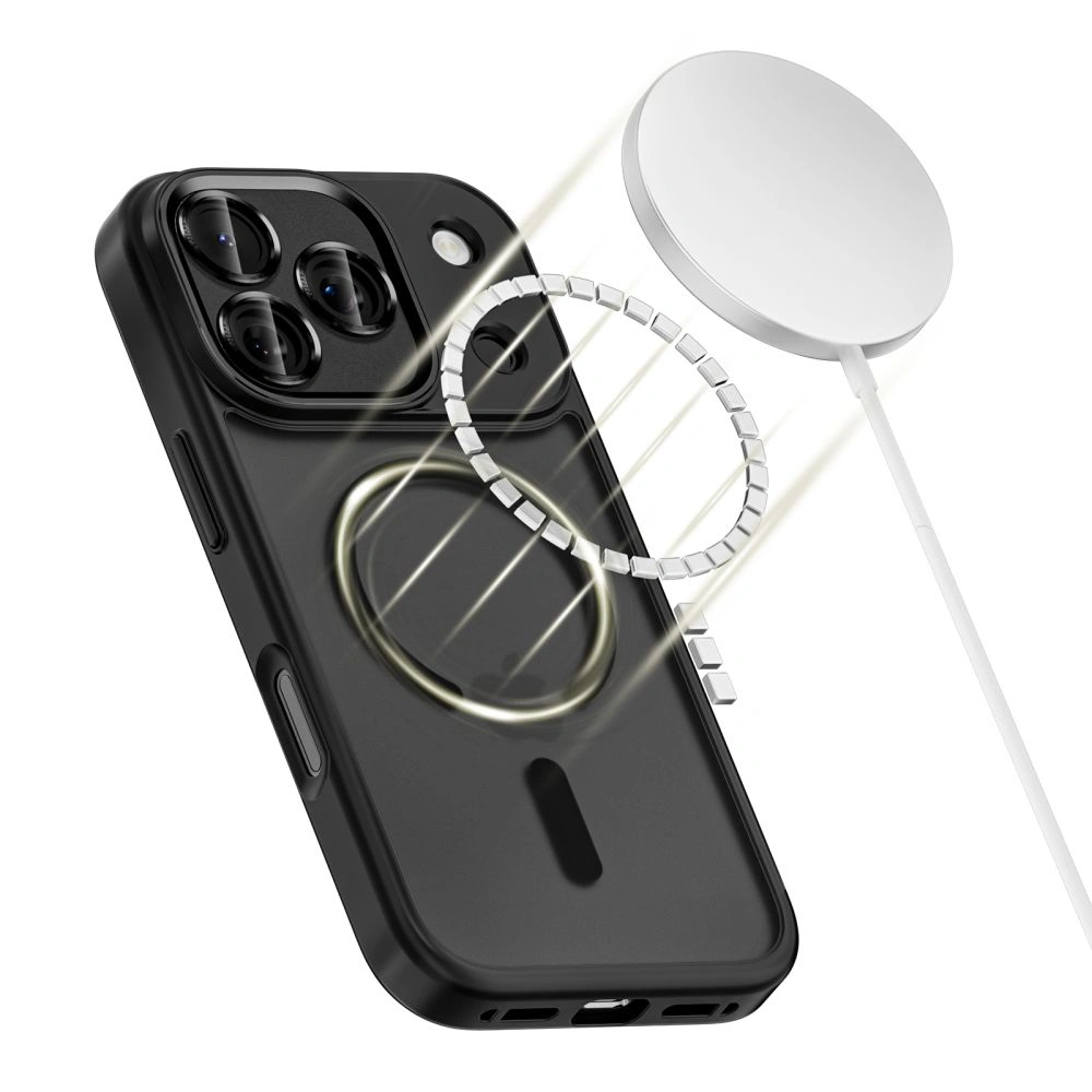 iPhone-17-PRO-MAX-umbris-silikoonist-raami-ja-plastikust-tagusega-MagSafe-MagCam-matt-must-2 iPhone 17 PRO MAX umbris silikoonist raami ja plastikust tagusega MagSafe MagCam matt must 2