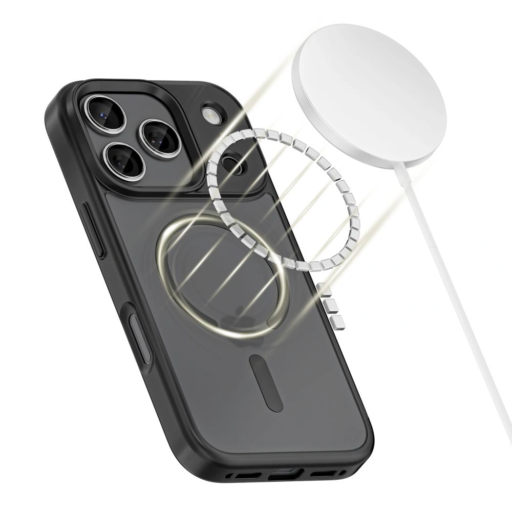 iPhone-17-PRO-MAX-umbris-silikoonist-raami-ja-plastikust-tagusega-MagSafe-MagMat-XT-4-set-matt-must-1 iPhone 17 PRO MAX umbris silikoonist raami ja plastikust tagusega MagSafe MagMat XT 4 set matt must 1