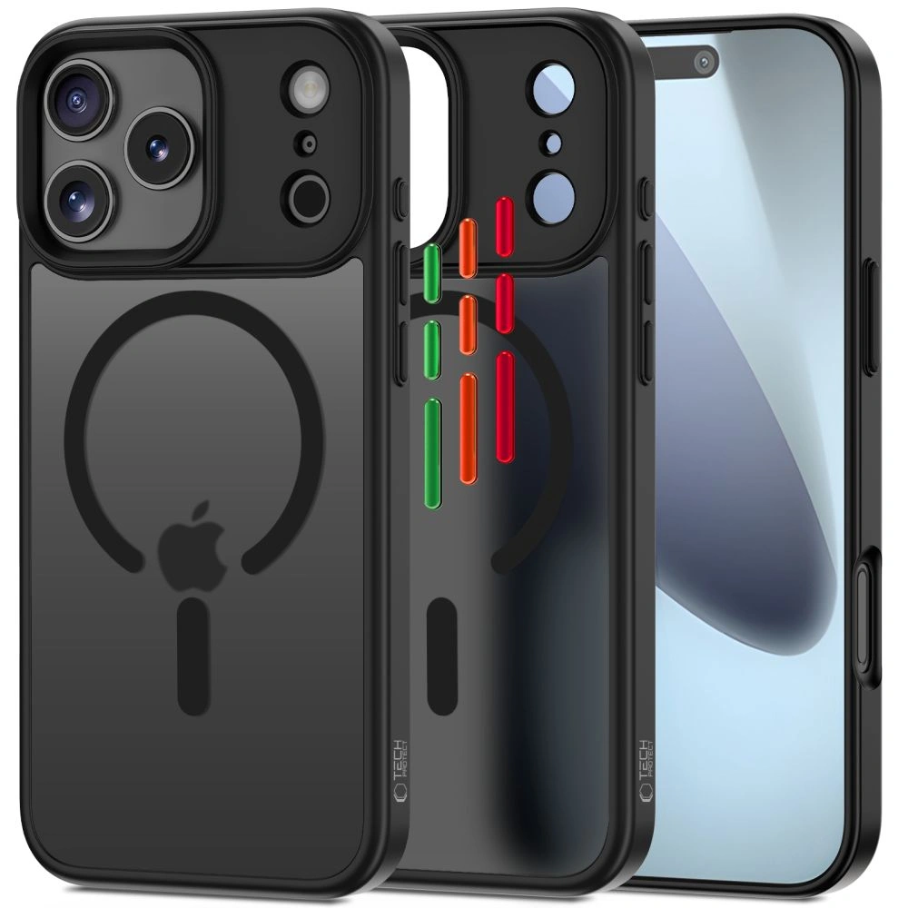 iPhone-17-PRO-MAX-umbris-silikoonist-raami-ja-plastikust-tagusega-MagSafe-MagMat-XT-4-set-matt-must iPhone 17 PRO MAX umbris silikoonist raami ja plastikust tagusega MagSafe MagMat XT 4 set matt must