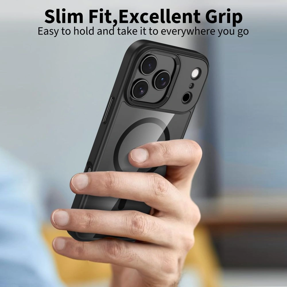 iPhone-17-PRO-MAX-umbris-silikoonist-raami-ja-plastikust-tagusega-MagSafe-MagMat-must-labipaistev-4 iPhone 17 PRO MAX umbris silikoonist raami ja plastikust tagusega MagSafe MagMat must labipaistev 4