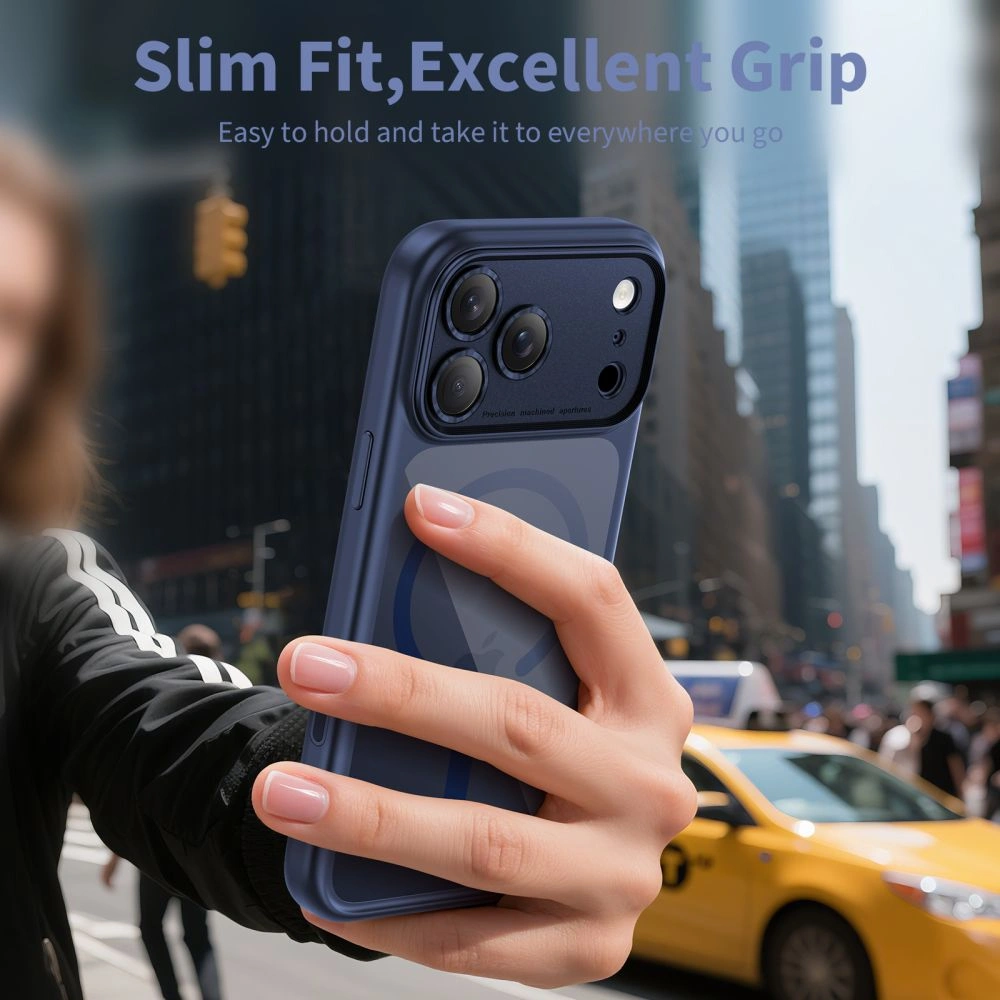 iPhone-17-PRO-MAX-umbris-silikoonist-raami-ja-plastikust-tagusega-MagSafe-MagPeak-tumesinine-labipaistev-4 iPhone 17 PRO MAX umbris silikoonist raami ja plastikust tagusega MagSafe MagPeak tumesinine labipaistev 4