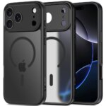 iPhone-17-PRO-umbris-silikoonist-raami-ja-plastikust-tagusega-MagSafe-BasicMag-matt-must