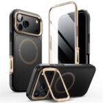 iPhone-17-PRO-umbris-silikoonist-raami-ja-plastikust-tagusega-MagSafe-Supcase-Ares-kuldne