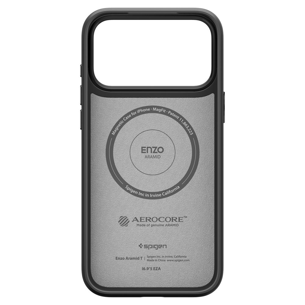 iPhone-17-PRO-umbris-Spigen-Enzo-Aramid-T-MagSafe-aramiidkiust-ja-silikoonist-must-3 iPhone 17 PRO umbris Spigen Enzo Aramid T MagSafe aramiidkiust ja silikoonist must 3