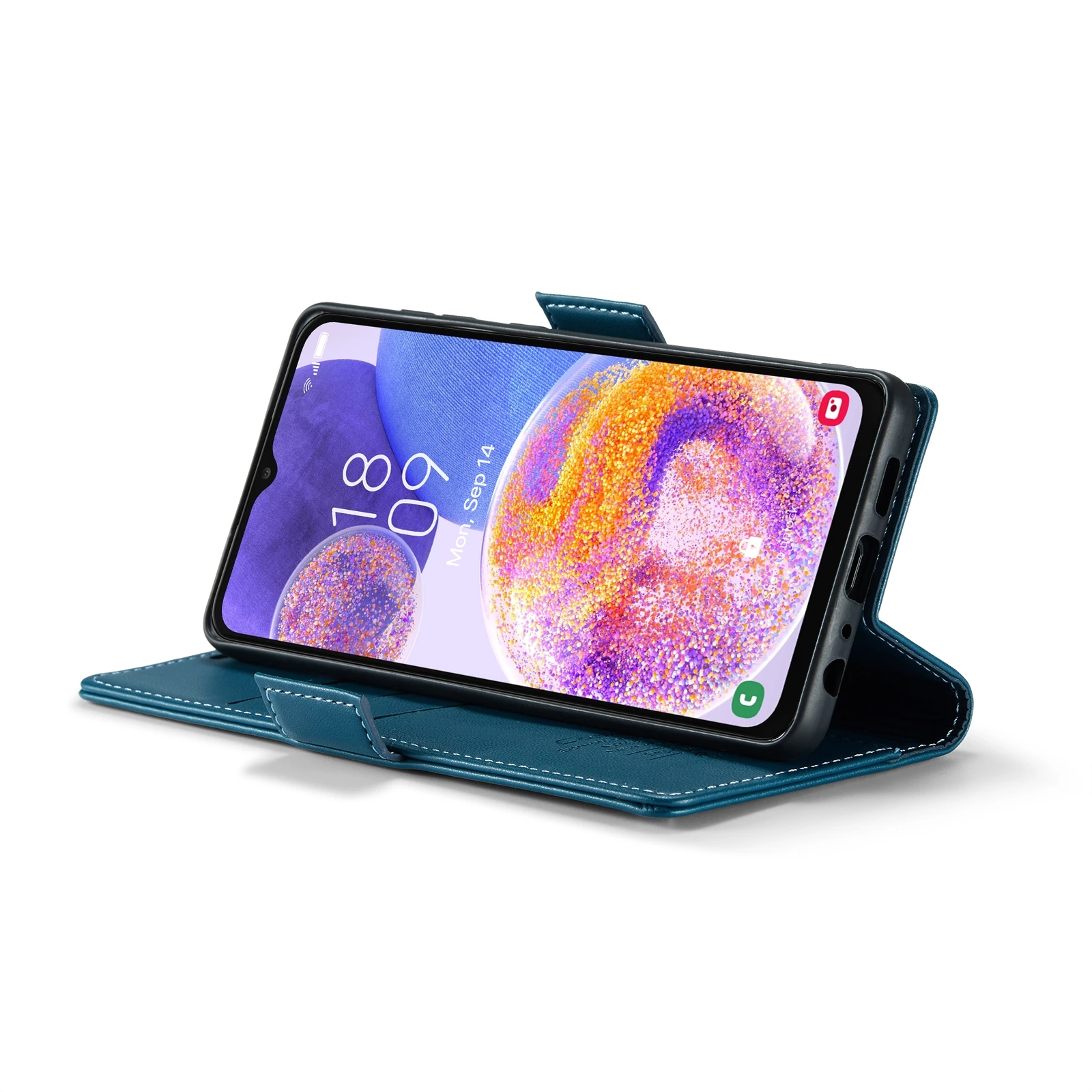 Samsung-Galaxy-A23-raamatkaaned-kunstnahast-RFID-kaartide-kaitsega-sinine-4 Samsung Galaxy A23 raamatkaaned kunstnahast RFID kaartide kaitsega sinine 4