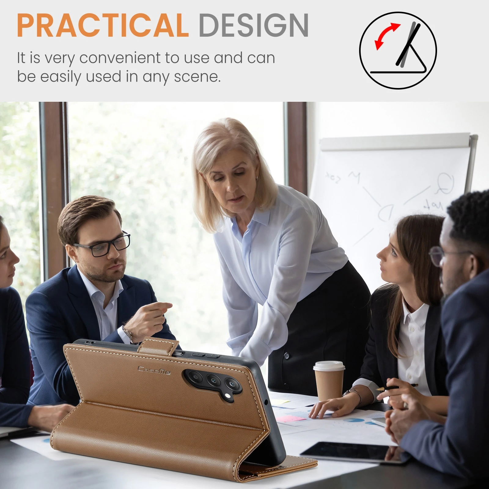 Samsung-Galaxy-A25-raamatkaaned-kunstnahast-RFID-kaartide-kaitsega-Pruun-4 Samsung Galaxy A25 raamatkaaned kunstnahast RFID kaartide kaitsega Pruun 4