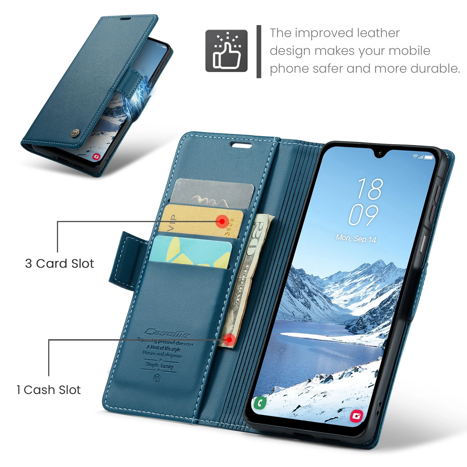 Samsung-Galaxy-A26-raamatkaaned-kunstnahast-RFID-kaartide-kaitsega-sinine-1 Samsung Galaxy A26 raamatkaaned kunstnahast RFID kaartide kaitsega sinine 1