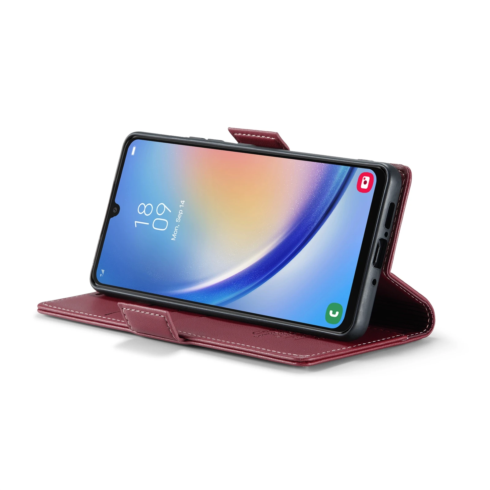 Samsung-Galaxy-A34-raamatkaaned-kunstnahast-RFID-kaartide-kaitsega-Veinipunane-4 Samsung Galaxy A34 raamatkaaned kunstnahast RFID kaartide kaitsega Veinipunane 4