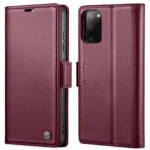 Samsung-Galaxy-S20-raamatkaaned-kunstnahast-RFID-kaartide-kaitsega-Veinipunane