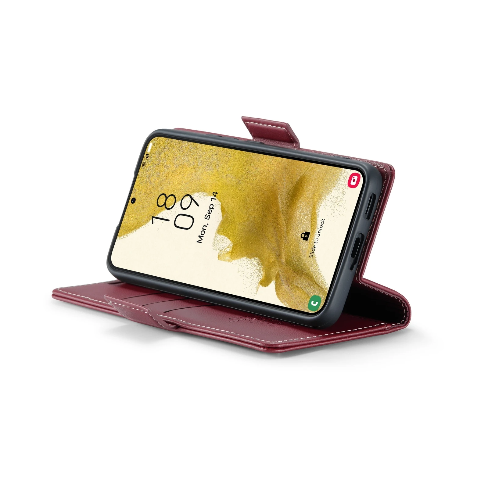 Samsung-Galaxy-S22-PLUS-raamatkaaned-kunstnahast-RFID-kaartide-kaitsega-Veinipunane-4 Samsung Galaxy S22 PLUS raamatkaaned kunstnahast RFID kaartide kaitsega Veinipunane 4