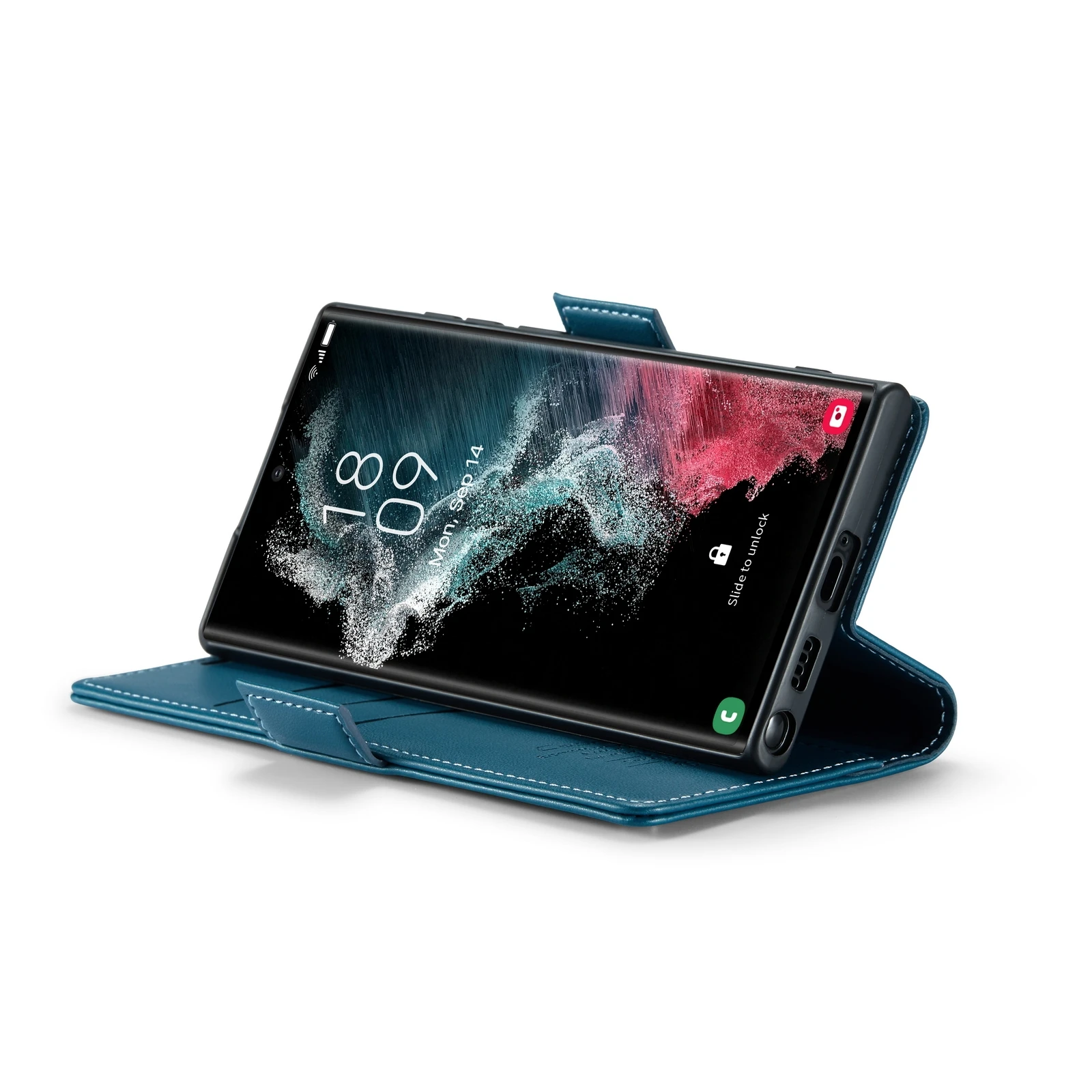 Samsung-Galaxy-S22-ULTRA-raamatkaaned-kunstnahast-RFID-kaartide-kaitsega-sinine-4 Samsung Galaxy S22 ULTRA raamatkaaned kunstnahast RFID kaartide kaitsega sinine 4