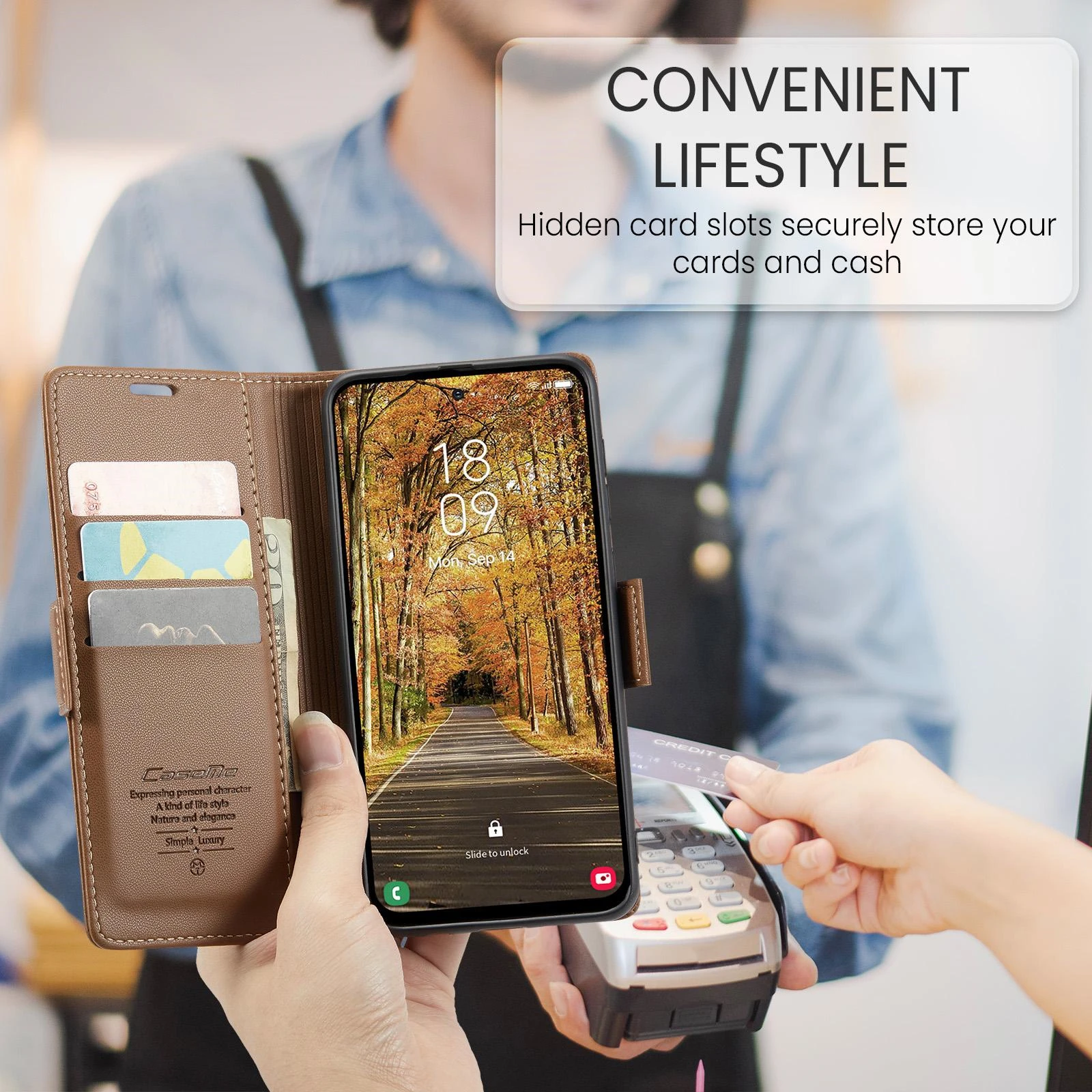 Samsung-Galaxy-S25-EDGE-raamatkaaned-kunstnahast-RFID-kaartide-kaitsega-Pruun-5 Samsung Galaxy S25 EDGE raamatkaaned kunstnahast RFID kaartide kaitsega Pruun 5