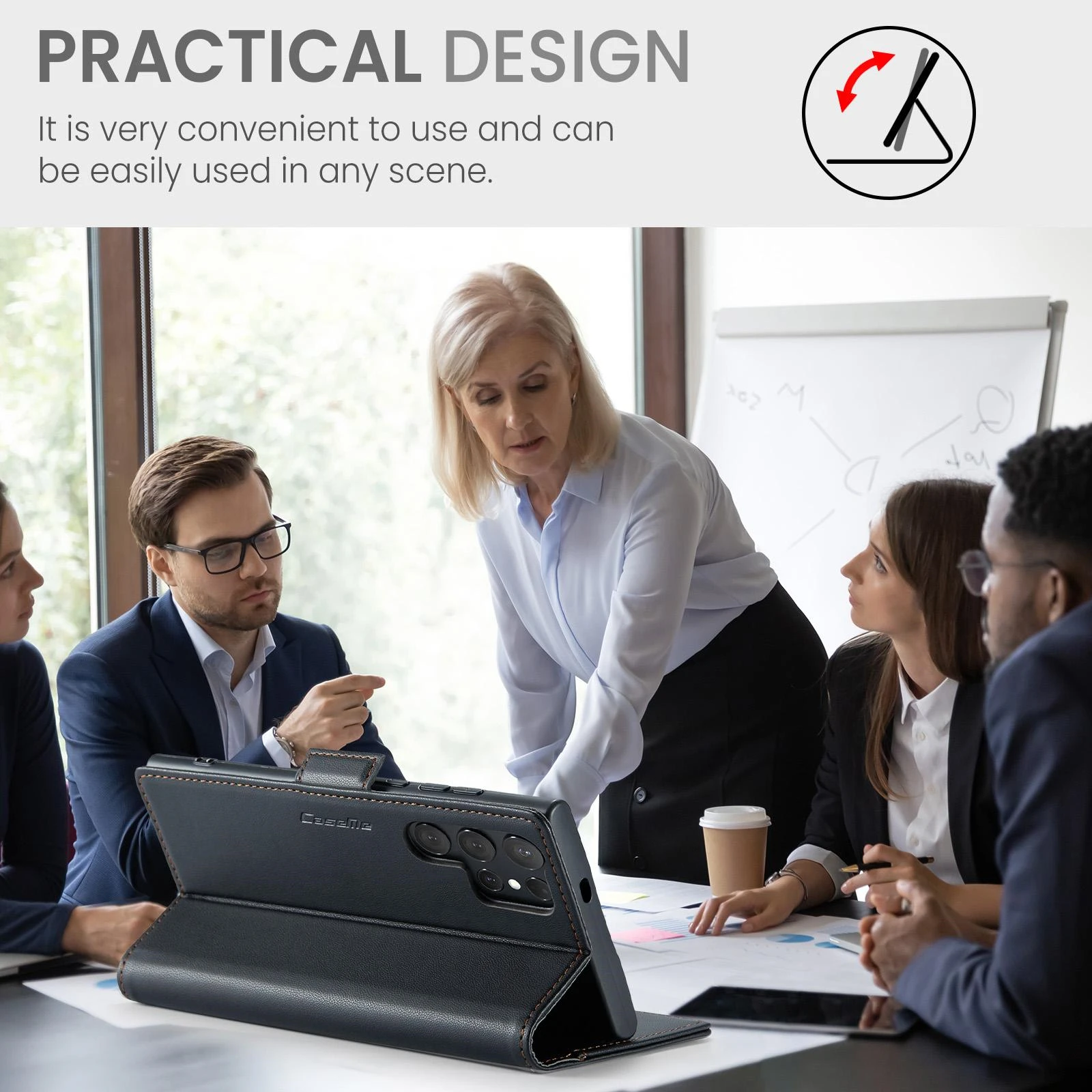 Samsung-Galaxy-S25-ULTRA-raamatkaaned-kunstnahast-RFID-kaartide-kaitsega-Must-5 Samsung Galaxy S25 ULTRA raamatkaaned kunstnahast RFID kaartide kaitsega Must 5