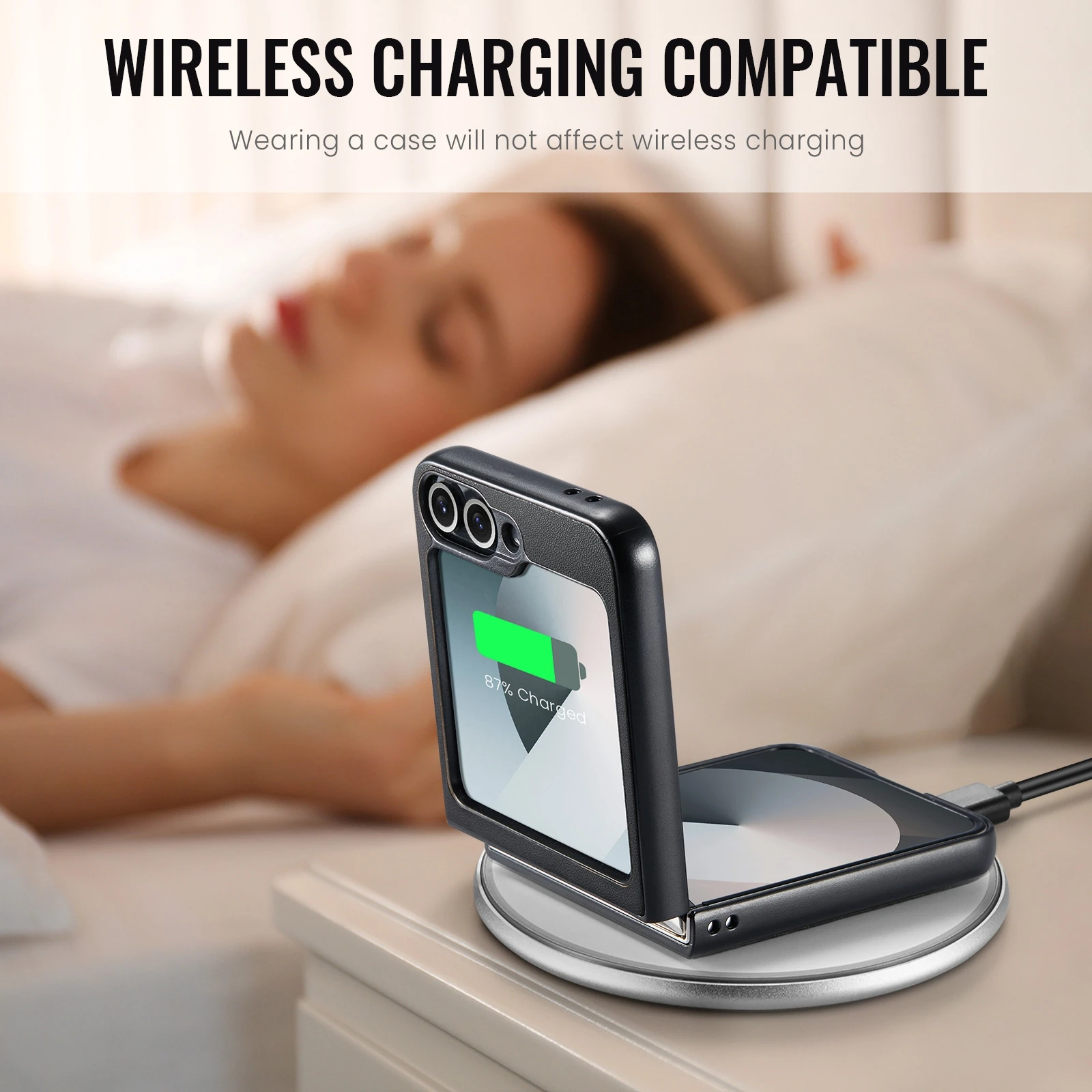 Samsung-Galaxy-Z-Flip6-Flip7-FE-raamatkaaned-kunstnahast-RFID-kaartide-kaitsega-Must-5 Samsung Galaxy Z Flip6 Flip7 FE raamatkaaned kunstnahast RFID kaartide kaitsega Must 5