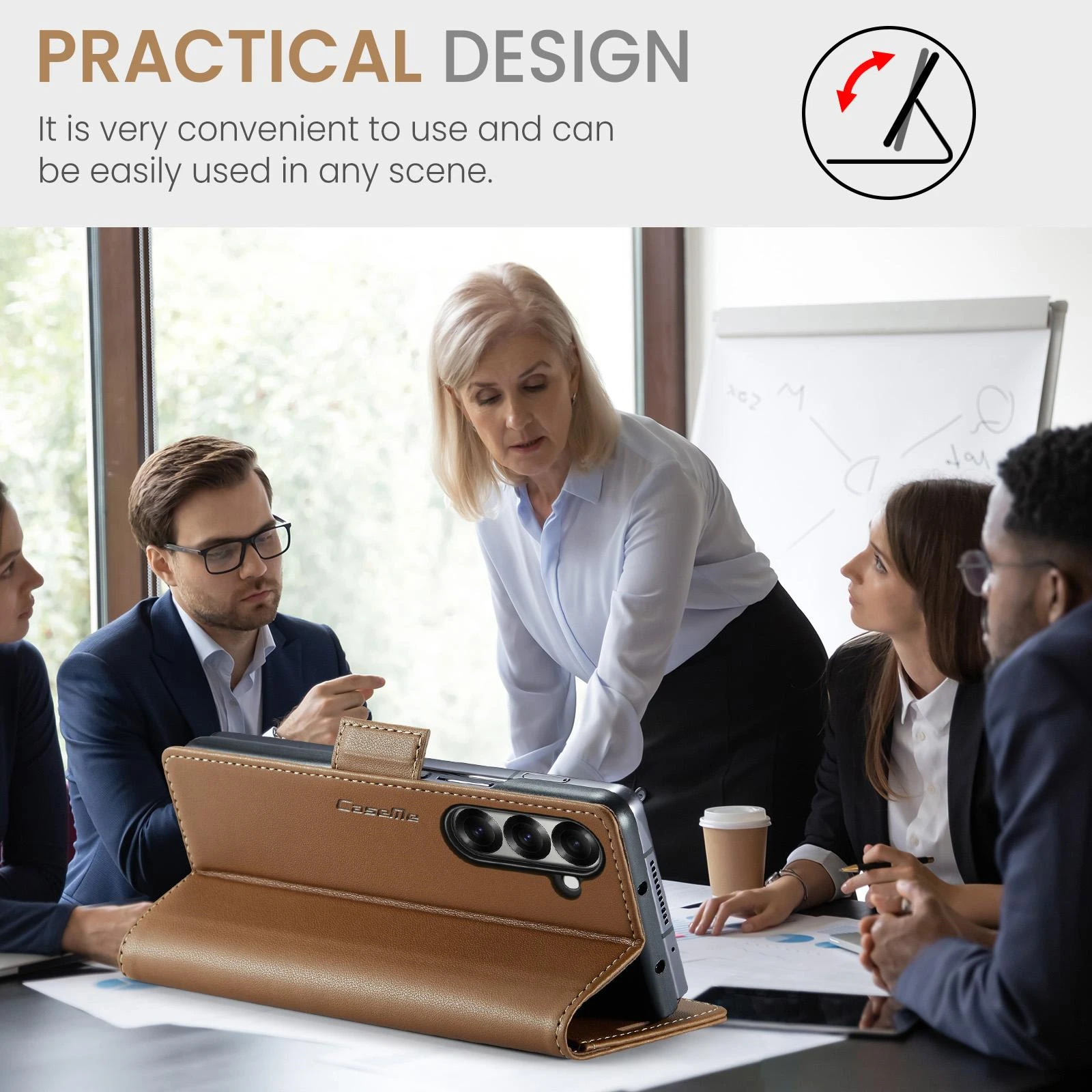 Samsung-Galaxy-Z-Fold7-raamatkaaned-kunstnahast-RFID-kaartide-kaitsega-Pruun-2 Samsung Galaxy Z Fold7 raamatkaaned kunstnahast RFID kaartide kaitsega Pruun 2