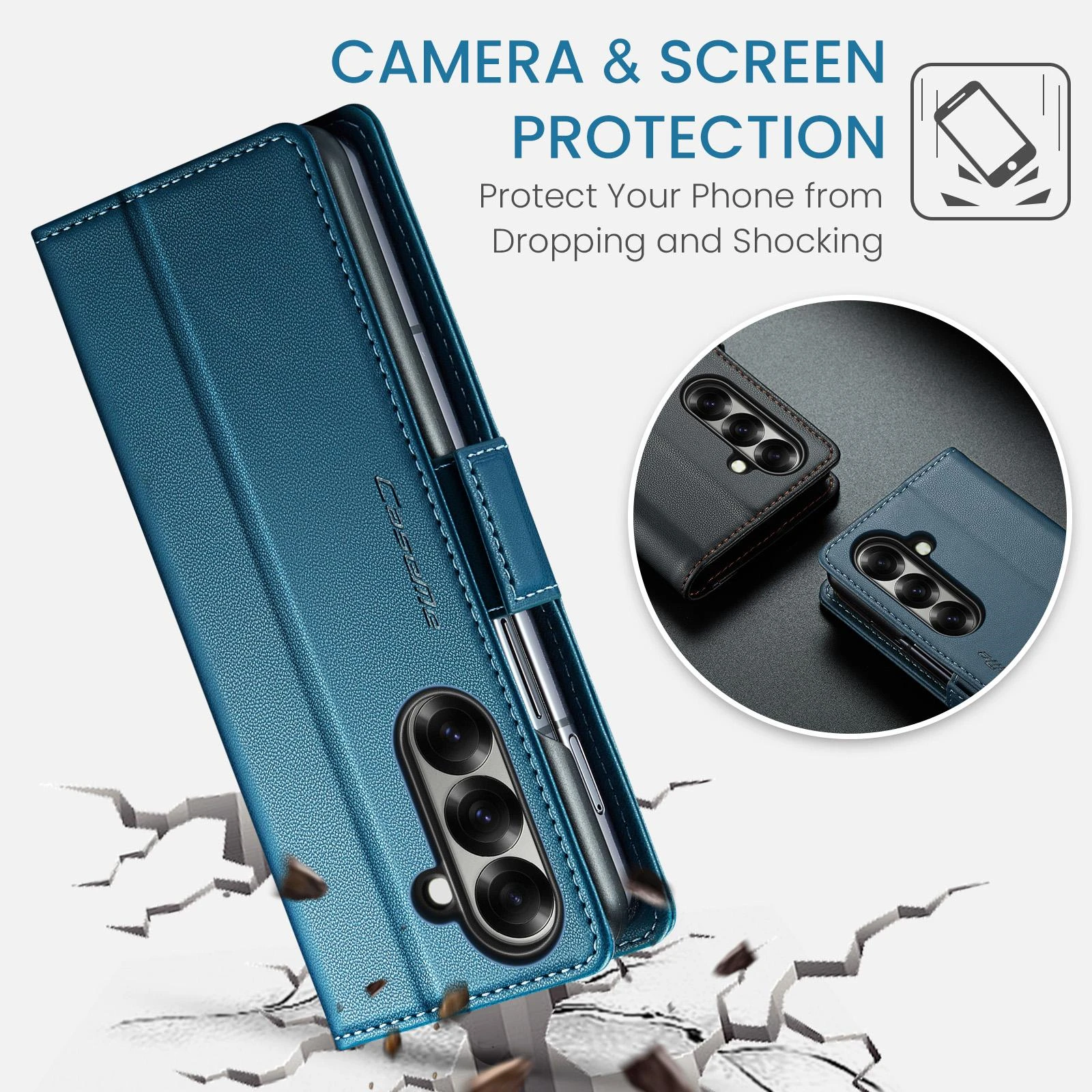 Samsung-Galaxy-Z-Fold7-raamatkaaned-kunstnahast-RFID-kaartide-kaitsega-sinine-5 Samsung Galaxy Z Fold7 raamatkaaned kunstnahast RFID kaartide kaitsega sinine 5