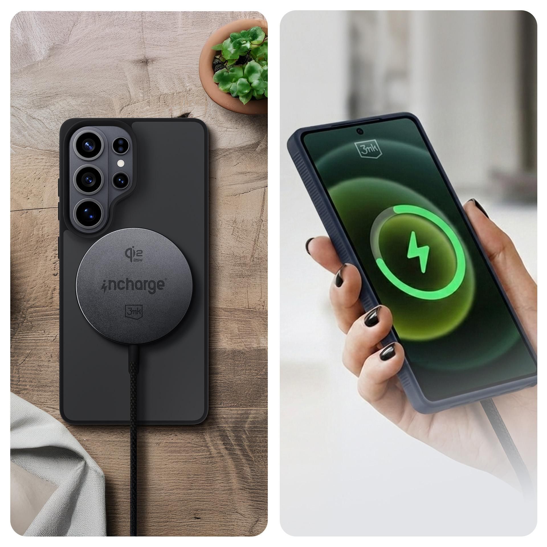 Juhtmevaba laadija 3mk InCharge Align Qi2.2 25W Android seadmetele must (2) Juhtmevaba laadija 3mk InCharge Align Qi2.2 25W Android seadmetele must 2
