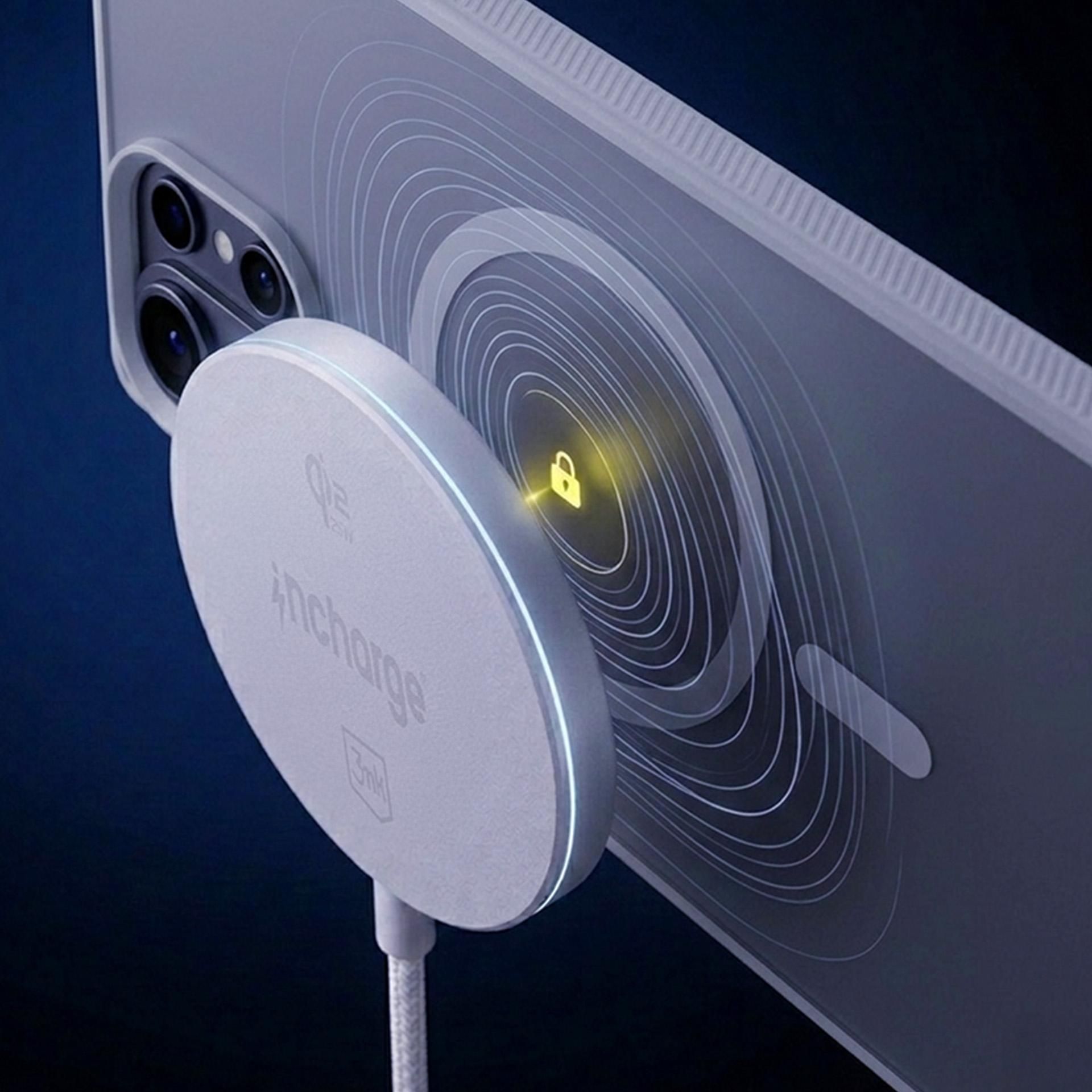 Juhtmevaba laadija 3mk InCharge Align Qi2.2 25W Android seadmetele valge (3) Juhtmevaba laadija 3mk InCharge Align Qi2.2 25W Android seadmetele valge 3