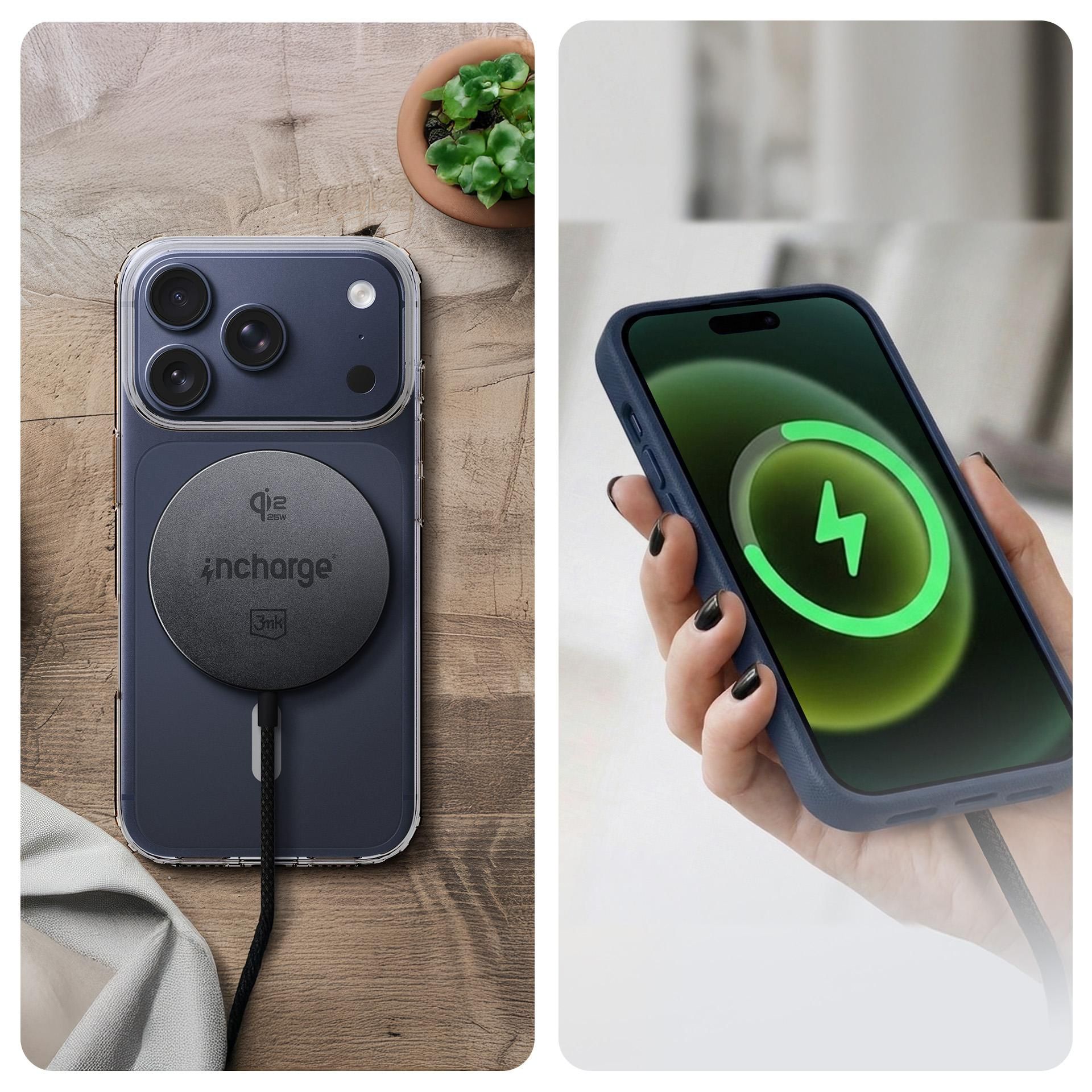 Juhtmevaba laadija 3mk InCharge Align Qi2.2 25W Apple seadmetele must (2) Juhtmevaba laadija 3mk InCharge Align Qi2.2 25W Apple seadmetele must 2