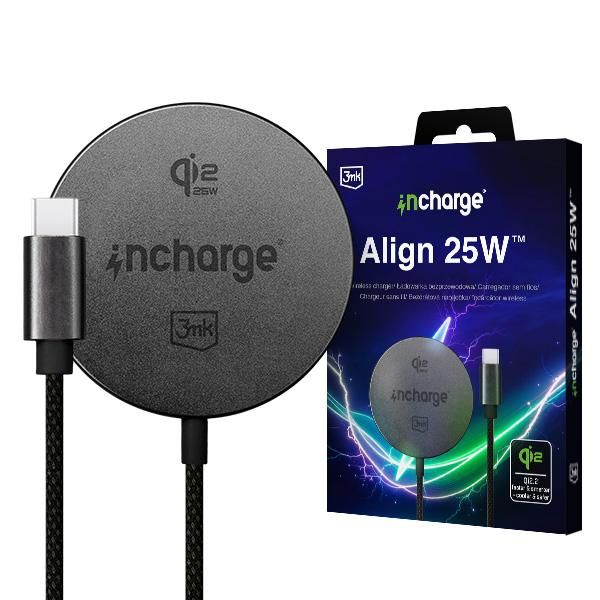 Juhtmevaba laadija 3mk InCharge Align Qi2.2 25W Apple seadmetele must (9) Juhtmevaba laadija 3mk InCharge Align Qi2.2 25W Apple seadmetele must 9