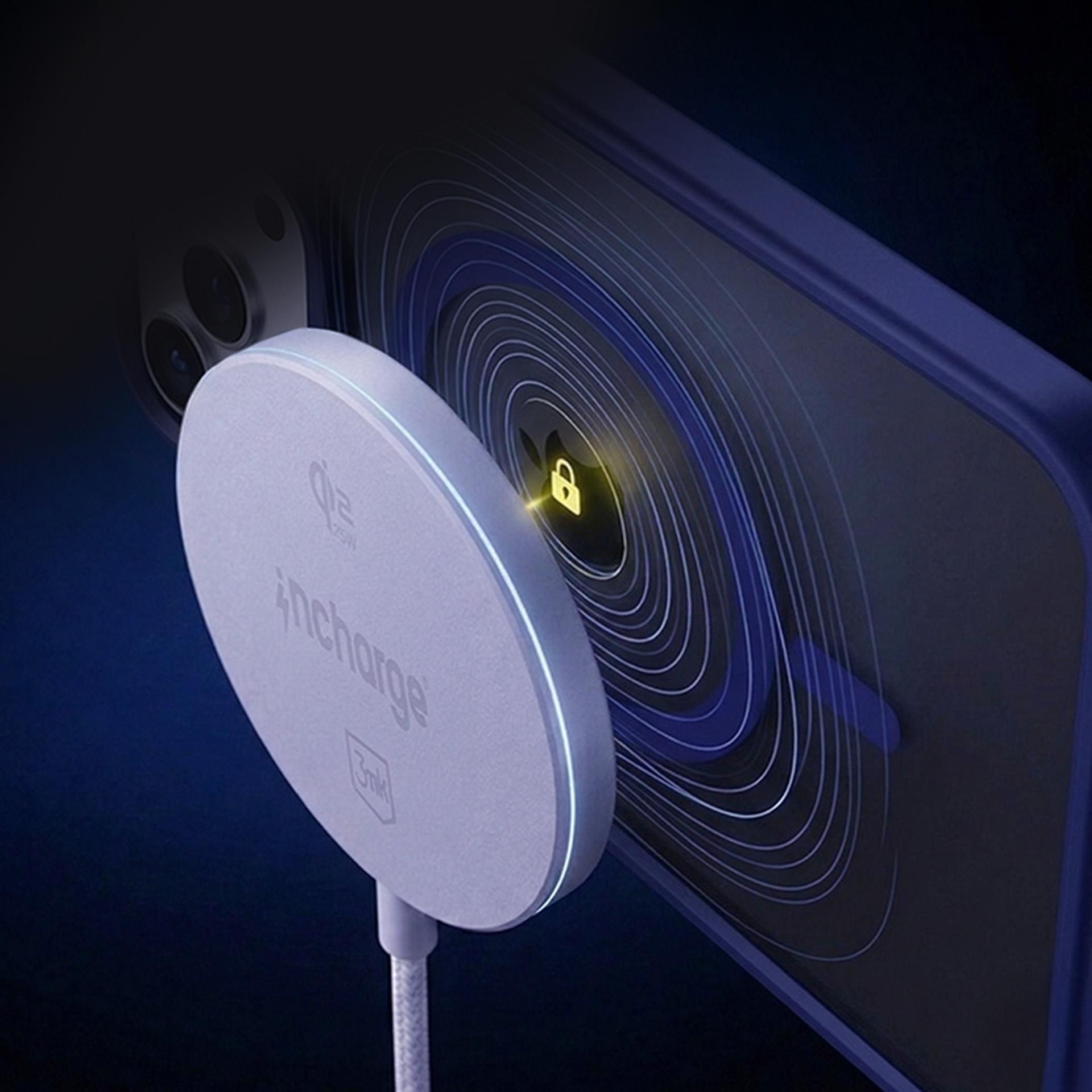Juhtmevaba laadija 3mk InCharge Align Qi2.2 25W Apple seadmetele valge (2) Juhtmevaba laadija 3mk InCharge Align Qi2.2 25W Apple seadmetele valge 2