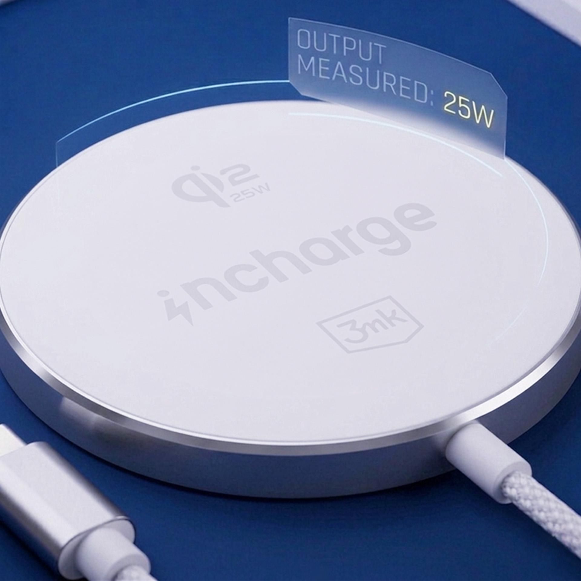 Juhtmevaba laadija 3mk InCharge Align Qi2.2 25W Apple seadmetele valge (3) Juhtmevaba laadija 3mk InCharge Align Qi2.2 25W Apple seadmetele valge 3