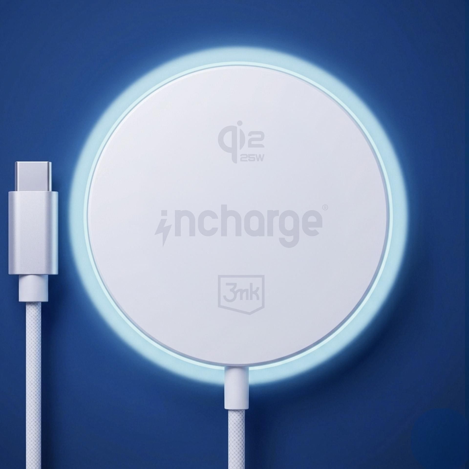 Juhtmevaba laadija 3mk InCharge Align Qi2.2 25W Apple seadmetele valge (7) Juhtmevaba laadija 3mk InCharge Align Qi2.2 25W Apple seadmetele valge 7