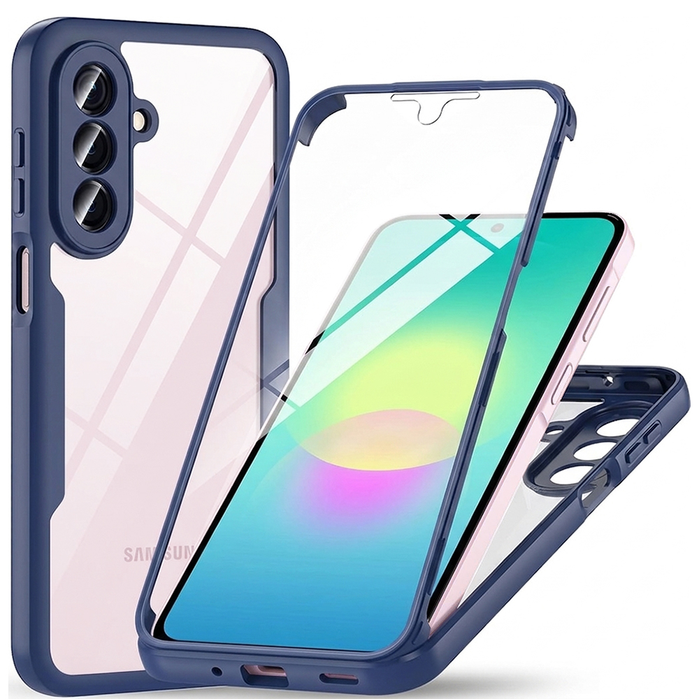 Samsung-A27-umbris-ColorVerse-360-Series-ekraanikaitsega-plastikust-sinine Samsung A27 umbris ColorVerse 360 Series ekraanikaitsega plastikust sinine