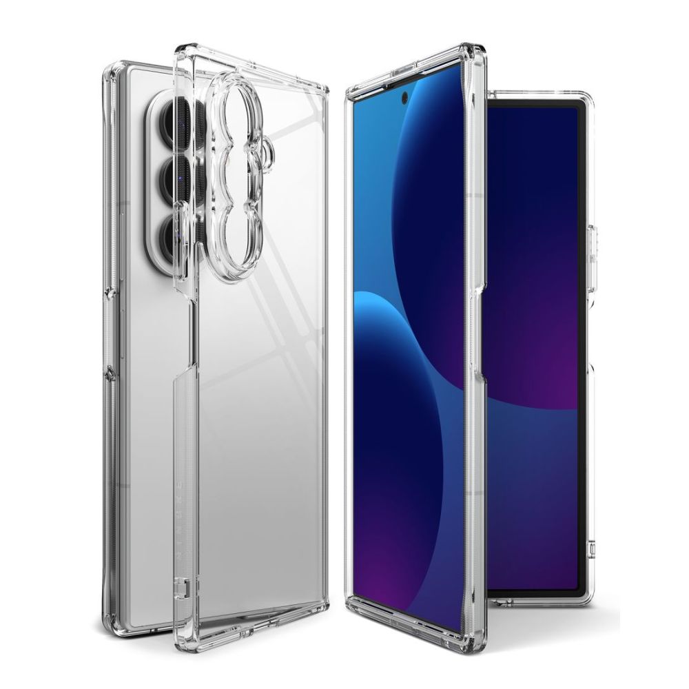 Samsung Fold 8 ULTRA ümbris Ringke Fusion plastikust taguse ja silikoonist servadega läbipaistev Samsung Fold 8 ULTRA umbris Ringke Fusion plastikust taguse ja silikoonist servadega labipaistev