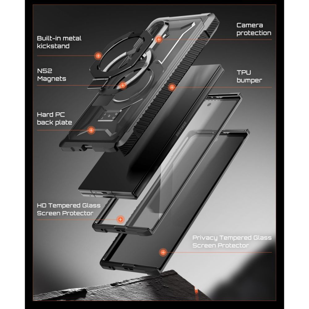 Samsung-Fold-8-Ub-Grip-Supcase-MagSafe-must-2-kaitseklaasi-6 Samsung Fold 8 Ub Grip Supcase MagSafe must 2 kaitseklaasi 6