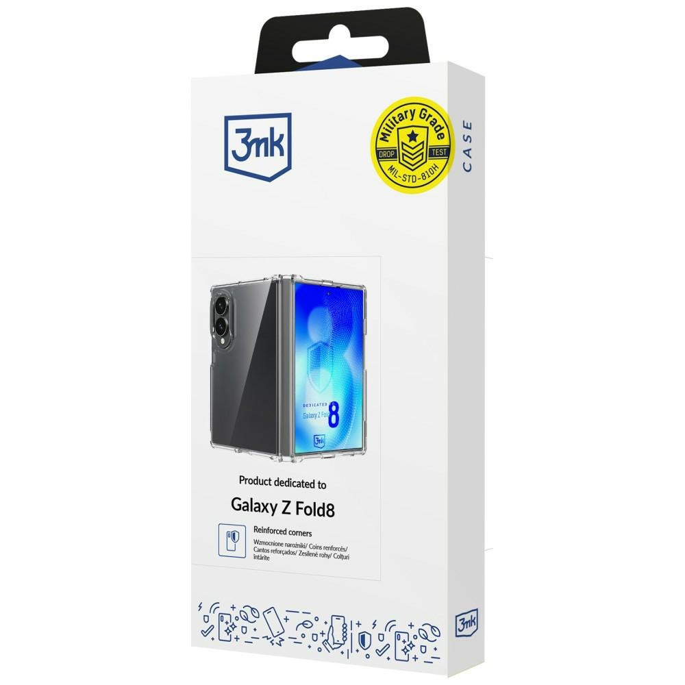 Samsung Fold 8 ümbris silikoonist ja plastikust läbipaistev - 3mk Armor Case (2) Samsung Fold 8 umbris silikoonist ja plastikust labipaistev 3mk Armor Case 2