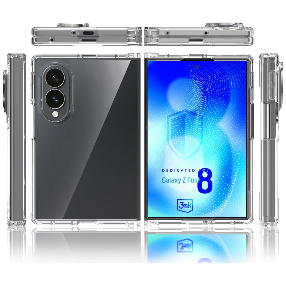 Samsung Fold 8 ümbris silikoonist ja plastikust läbipaistev - 3mk Armor Case (5) Samsung Fold 8 umbris silikoonist ja plastikust labipaistev 3mk Armor Case 5