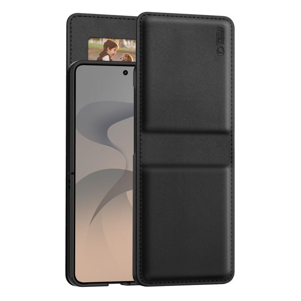 Samsung-Z-Flip-8-raamatkaaned-Tech-Protect-Wallet-must-1 Samsung Z Flip 8 raamatkaaned Tech Protect Wallet must 1