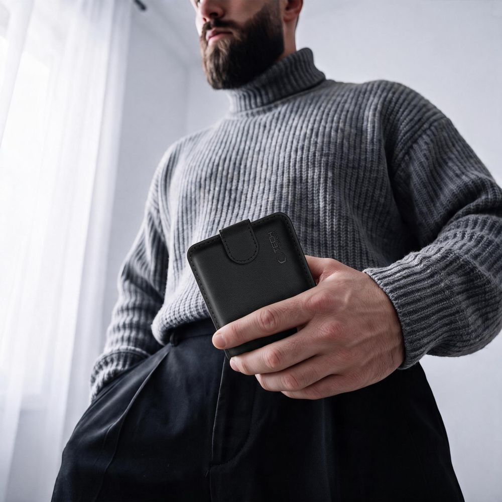 Samsung-Z-Flip-8-raamatkaaned-Tech-Protect-Wallet-must-6 Samsung Z Flip 8 raamatkaaned Tech Protect Wallet must 6