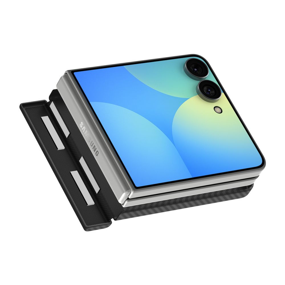 Samsung-Z-Flip-8-umbris-Spigen-AirSkin-Aramid-MagSafe-must-2 Samsung Z Flip 8 umbris Spigen AirSkin Aramid MagSafe must 2