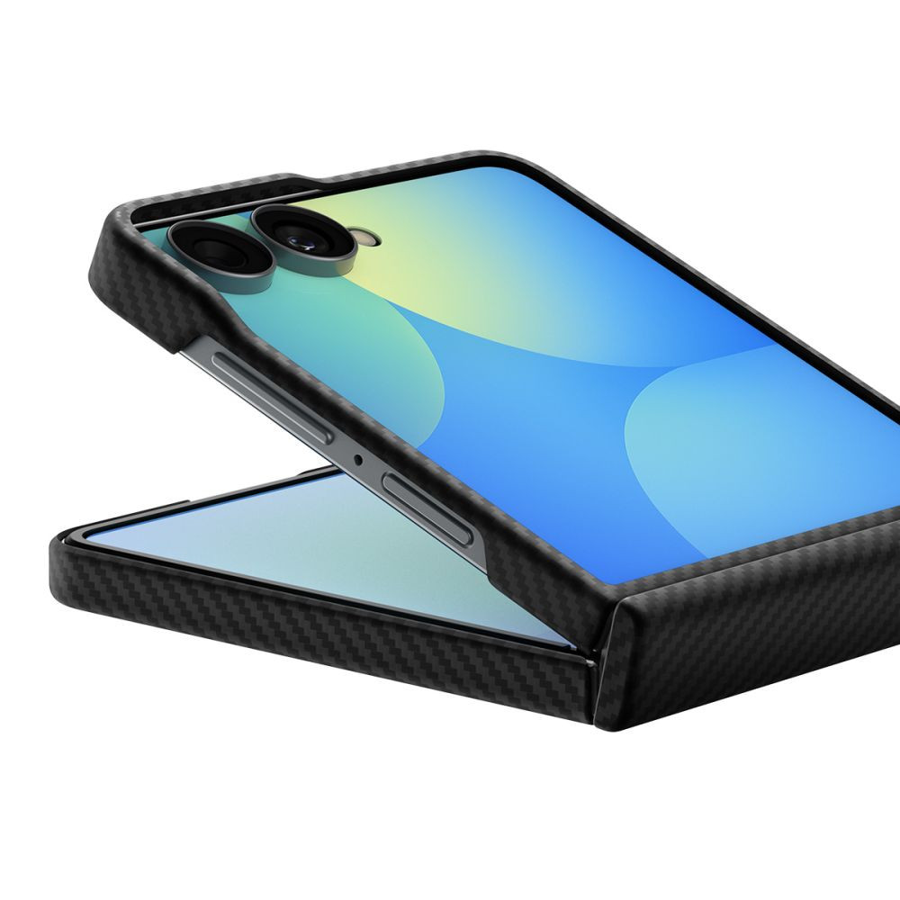 Samsung-Z-Flip-8-umbris-Spigen-AirSkin-Aramid-MagSafe-must-3 Samsung Z Flip 8 umbris Spigen AirSkin Aramid MagSafe must 3