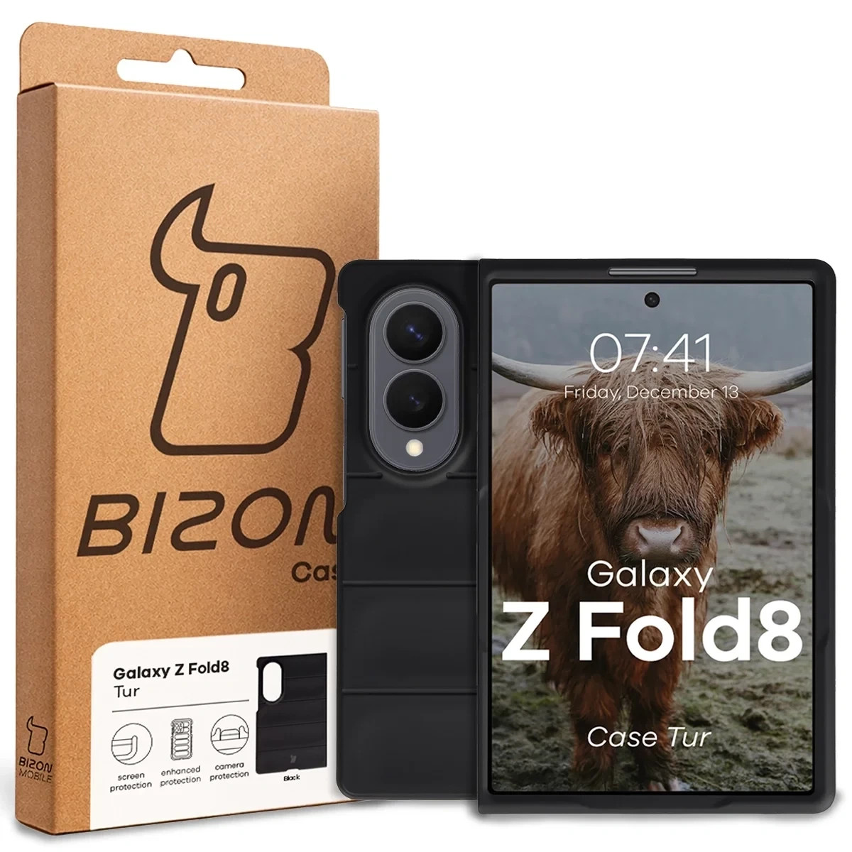 Samsung-Z-Fold8-umbris-Bizon-Case-Tur-plastikust-must-7 Samsung Z Fold8 umbris Bizon Case Tur plastikust must 7