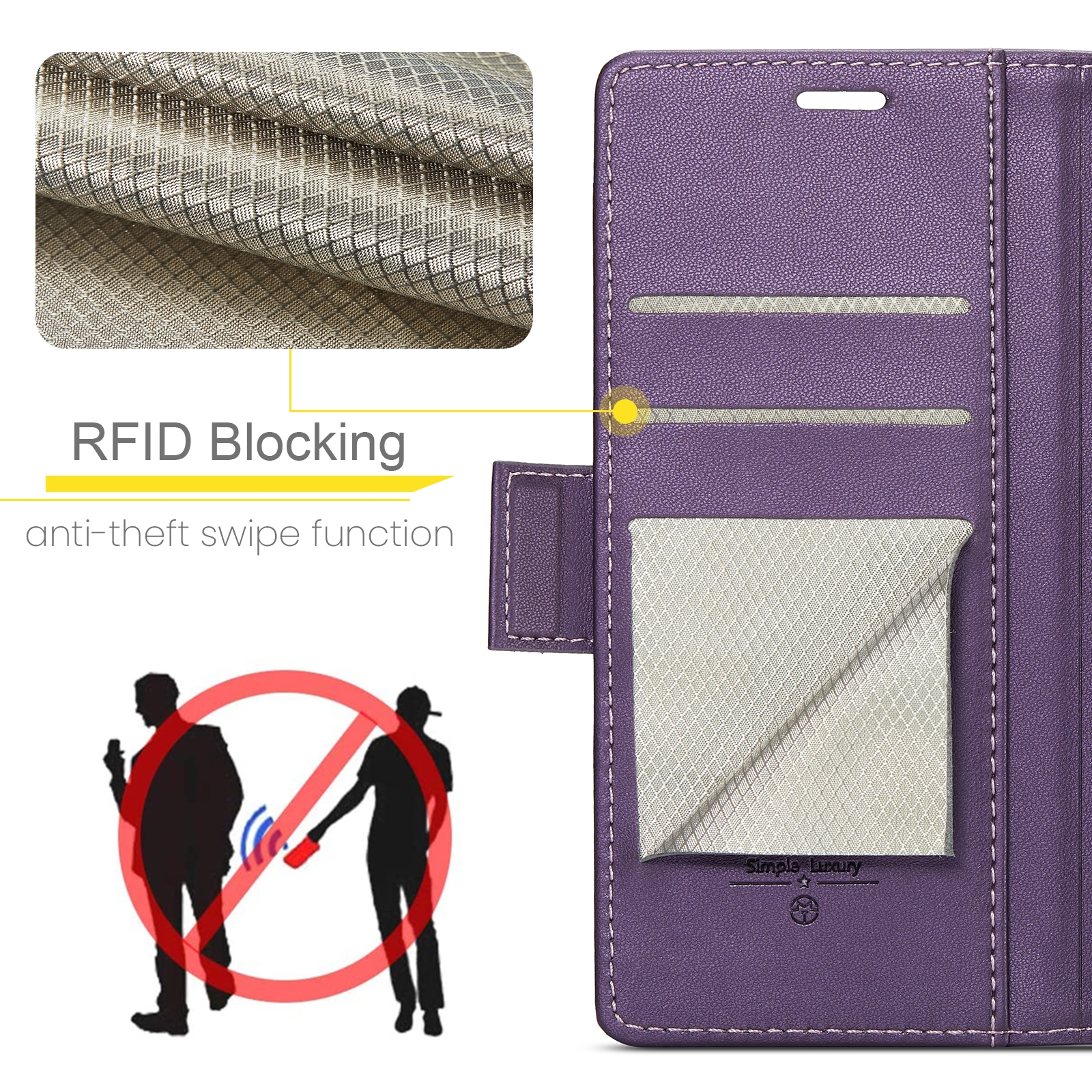 iPhone-16-PRO-MAX-raamatkaaned-kunstnahast-RFID-kaartide-kaitsega-Lilla-2 iPhone 16 PRO MAX raamatkaaned kunstnahast RFID kaartide kaitsega Lilla 2