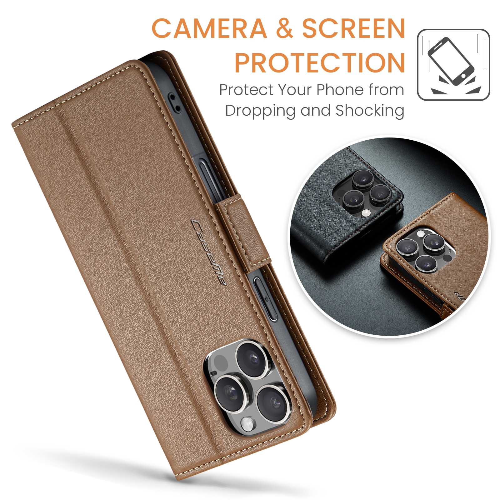 iPhone-16-PRO-MAX-raamatkaaned-kunstnahast-RFID-kaartide-kaitsega-Pruun-5 iPhone 16 PRO MAX raamatkaaned kunstnahast RFID kaartide kaitsega Pruun 5