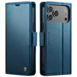 iPhone-17-PRO-raamatkaaned-kunstnahast-RFID-kaartide-kaitsega-Sinine