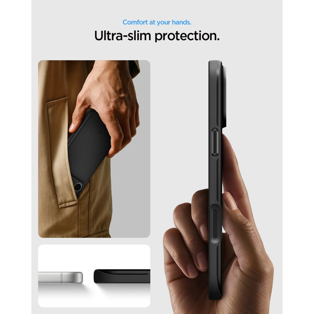 iPhone-18-PRO-17-PRO-umbris-Spigen-Thin-Fit-MagSafe-silikoonist-servadega-ja-plastikust-tagusega-must-6 iPhone 18 PRO 17 PRO umbris Spigen Thin Fit MagSafe silikoonist servadega ja plastikust tagusega must 6