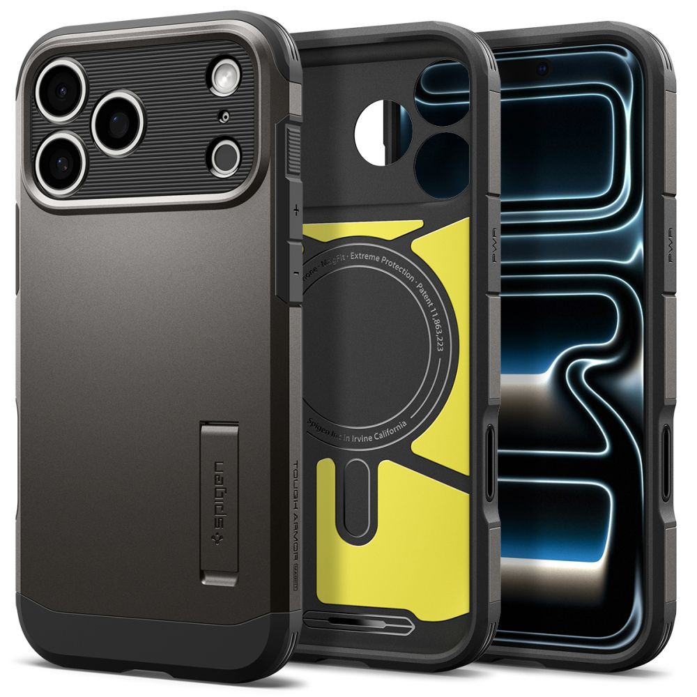 iPhone-18-PRO-17-PRO-umbris-Spigen-Tough-Armor-T-MagSafe-silikoonist-ja-plastikust-tume-metallikhall-1 iPhone 18 PRO 17 PRO umbris Spigen Tough Armor T MagSafe silikoonist ja plastikust tume metallikhall 1