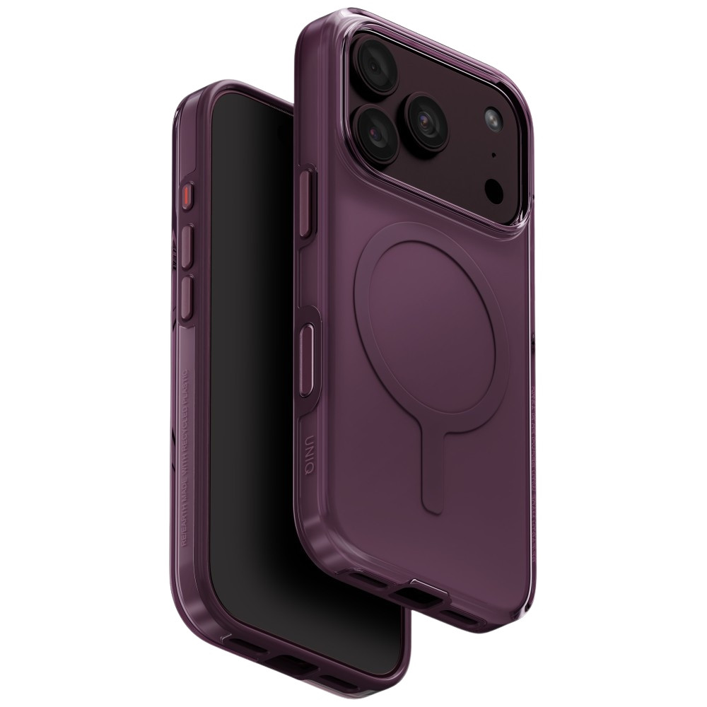 iPhone-18-PRO-17-PRO-umbris-UNIQ-Clario-Magclick-Charging-silikoonist-servadega-ja-plastikust-tagusega-Eco-Purple iPhone 18 PRO 17 PRO umbris UNIQ Clario Magclick Charging silikoonist servadega ja plastikust tagusega Eco Purple