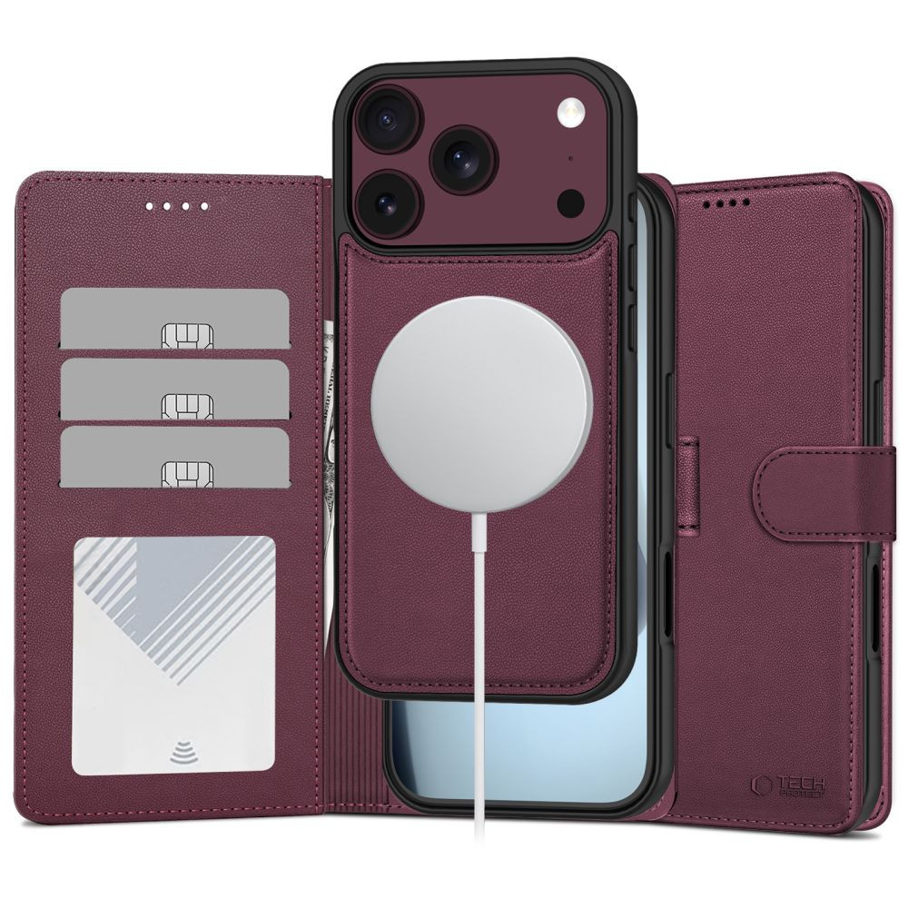iPhone-18-PRO-17-PRO-umbris-Wallet-MagSafe-kunstnahast-mooruspunane iPhone 18 PRO 17 PRO umbris Wallet MagSafe kunstnahast mooruspunane