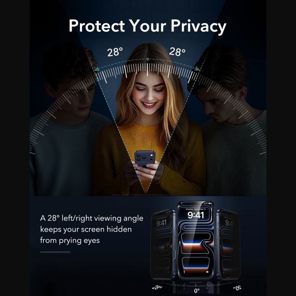 iPhone-18-PRO-privaatsusfiltriga-kaitseklaas-ESR-UltraFit-Armorite-2-tk-3 iPhone 18 PRO privaatsusfiltriga kaitseklaas ESR UltraFit Armorite 2 tk 3